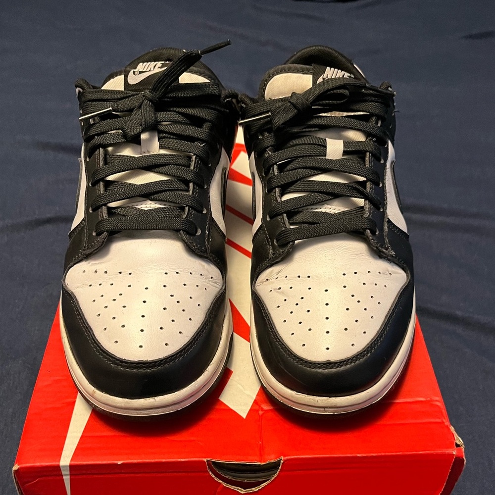 dunk low retro black and white